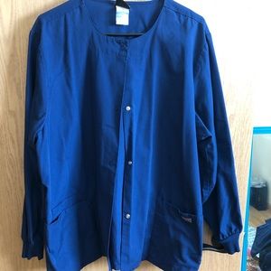 Navy Blue Cherokee Scrub Jacket